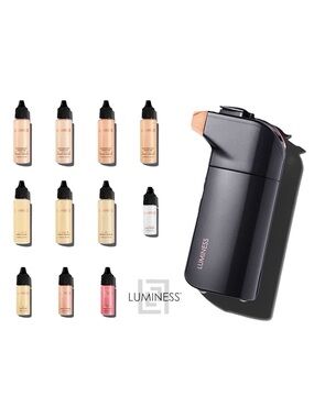 LUMINESS COSMETICS BREEZE AIRBRUSH SYSTEM SET (12PCS) - BRAND NEW
